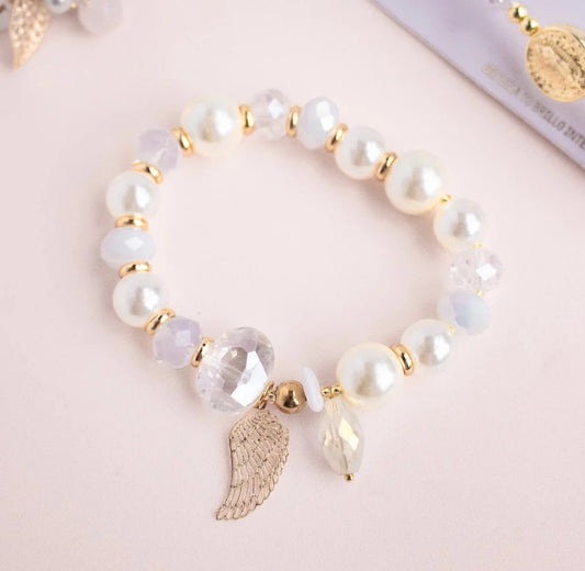 NATURAL ANGEL WING BRACELET