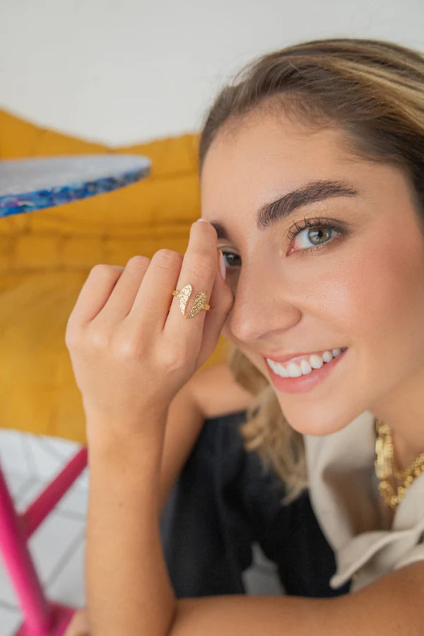 GOLD WINGS RING