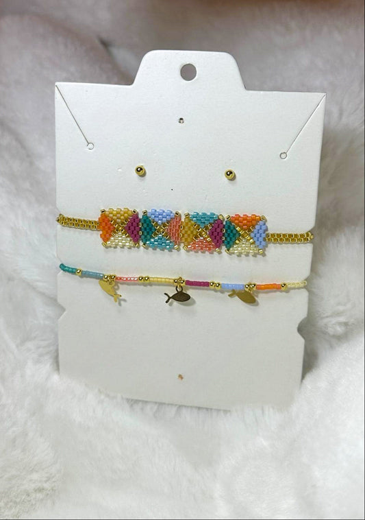 TROPICAL PARTY BRACELET SET